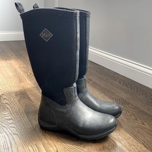 Original Muck Boot Co Arctic Adventure Winter Boots Black Tall Womens 9